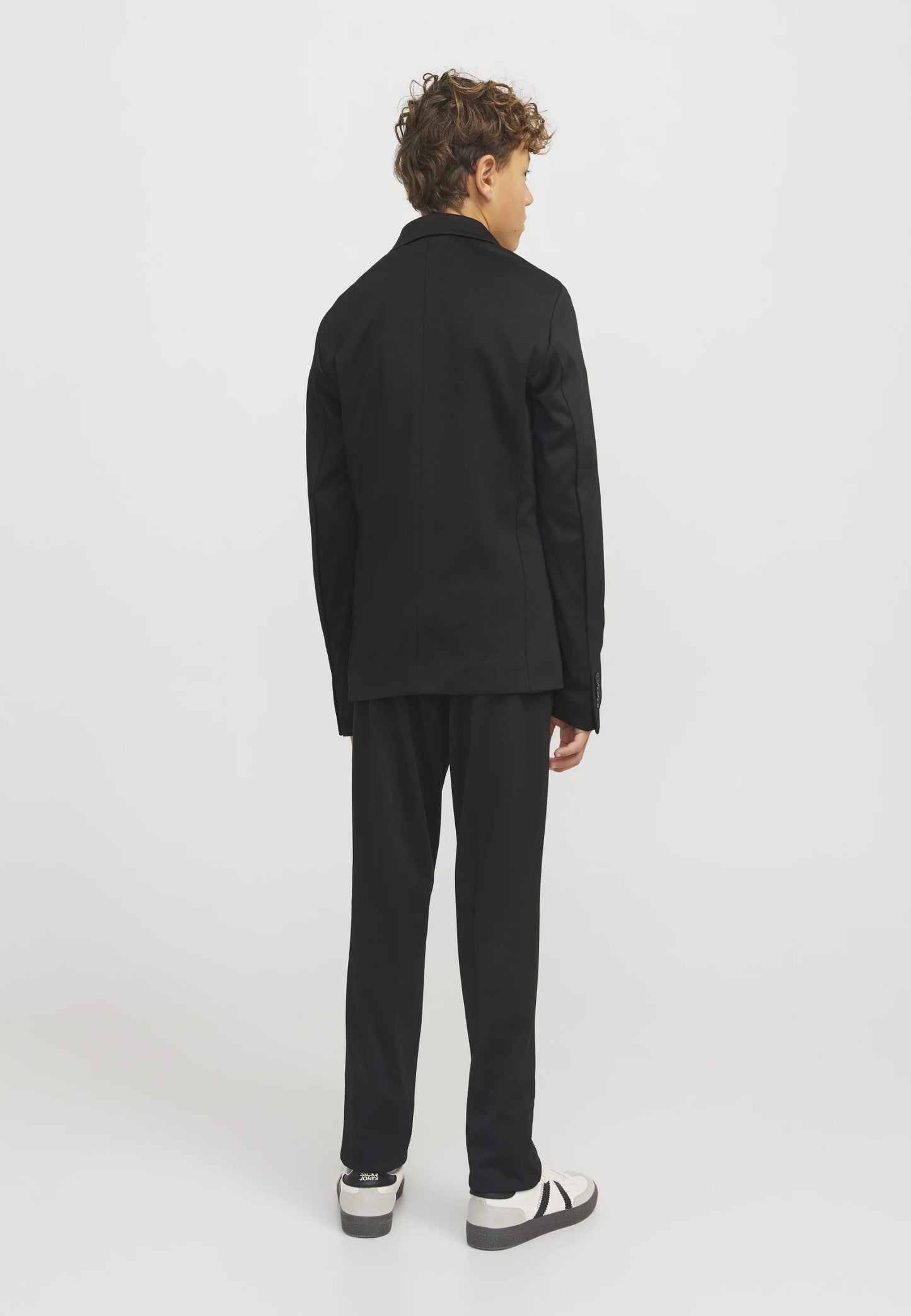Jack & Jones Pantaloni neri in punto lana Bambini e ragazzi 12266479.NE_