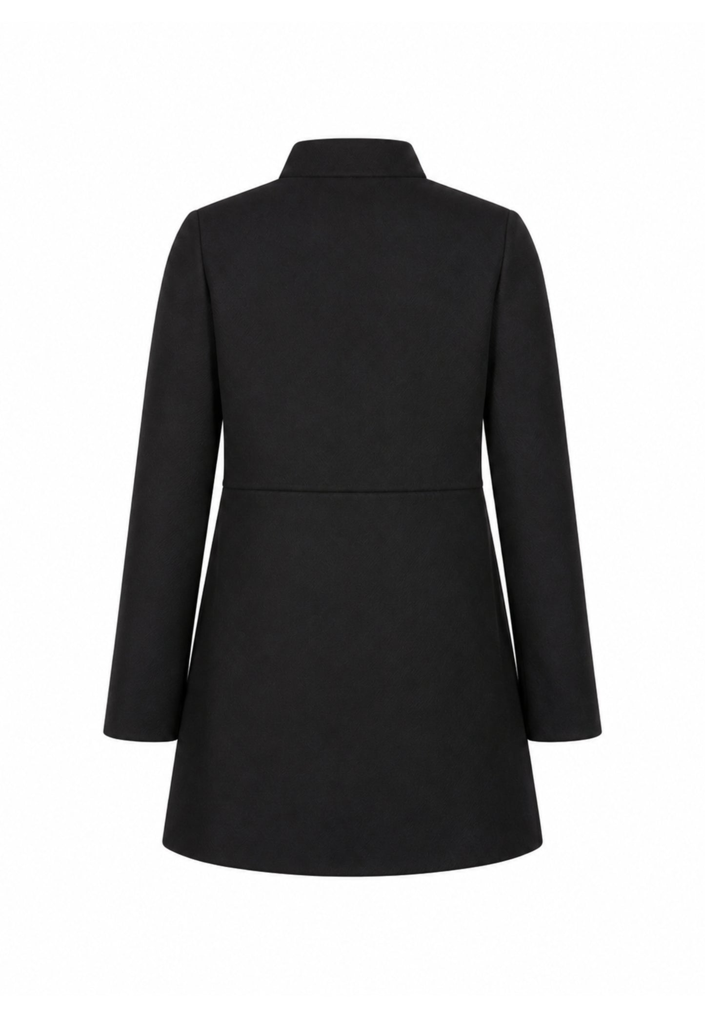 MON SAURIRE cappotto nero con bottoni dorati e colletto Bambine e ragazze m1403j.ne_