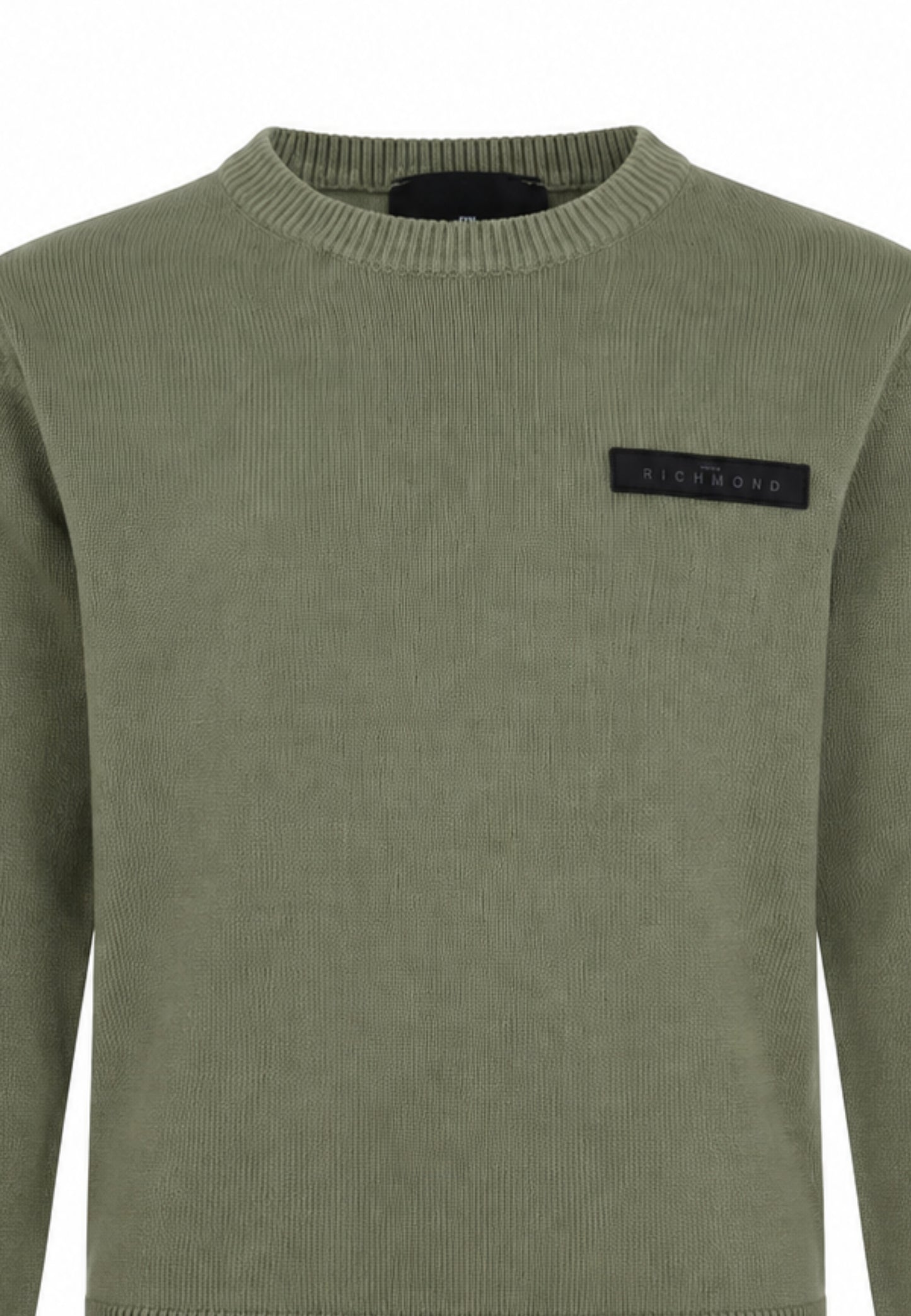 John Richmond maglia VERDE SCURA CON TAGHETTA APPLICATA Bambini e ragazzi rba26026ma.ver_