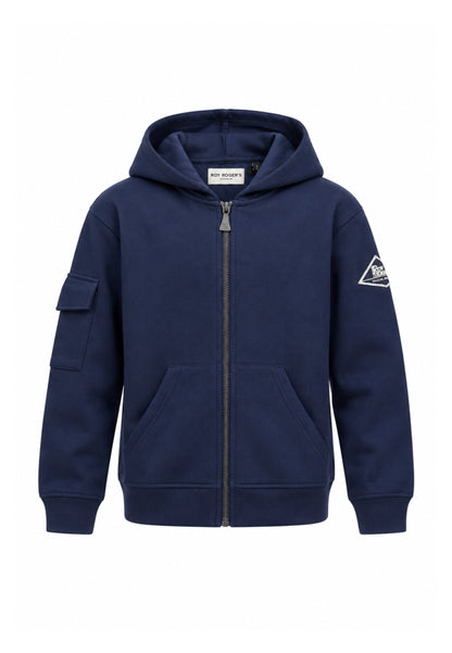 Roy Roger's FELPA CON ZIP Bambine e ragazze RH174/00.BLU_