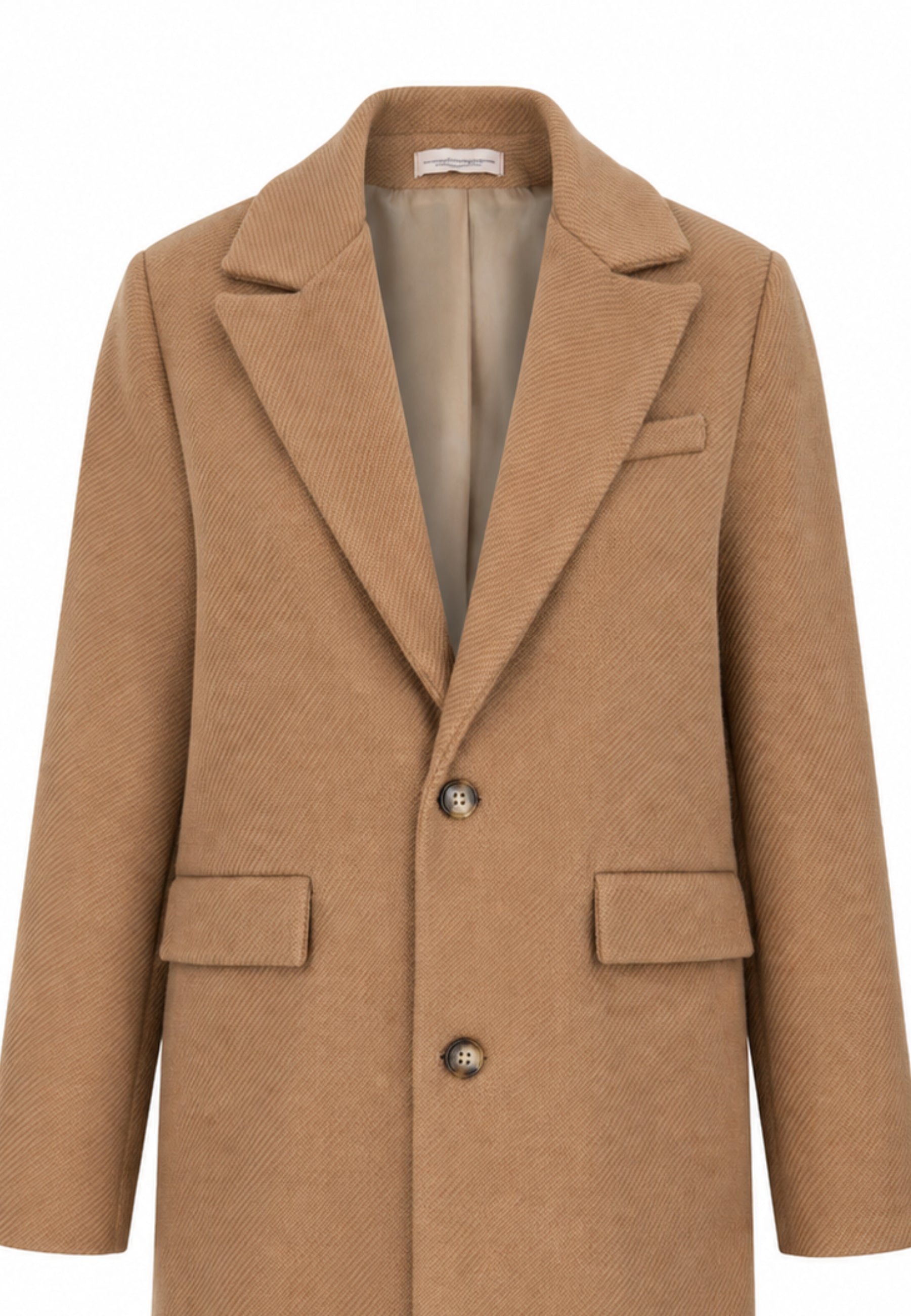 MON SAURIRE cappotto CAMMELLO CON LAPEL E DOPPIO BOTTONE Bambine e ragazze m1430j.camel_