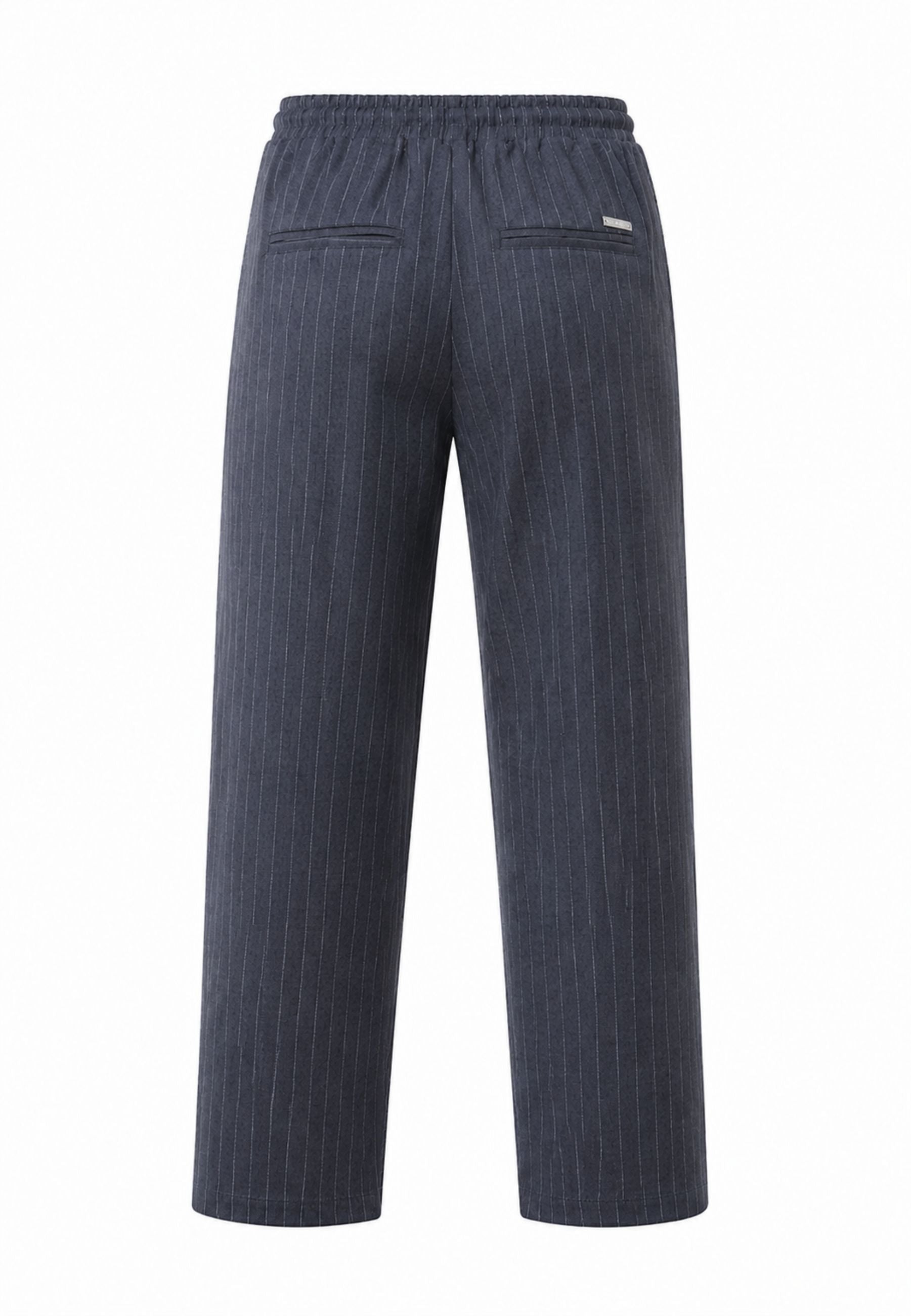 John Richmond pantalone grigio gessato con laccio in vita Bambini e ragazzi rba26155pa.grig_