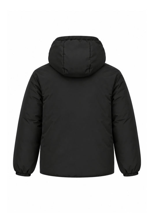 John Richmond GIUBBOTTO NERO REVERSIBILE  CON CAPPUCCIO Bambini e ragazzi RBA26036GB.NE_