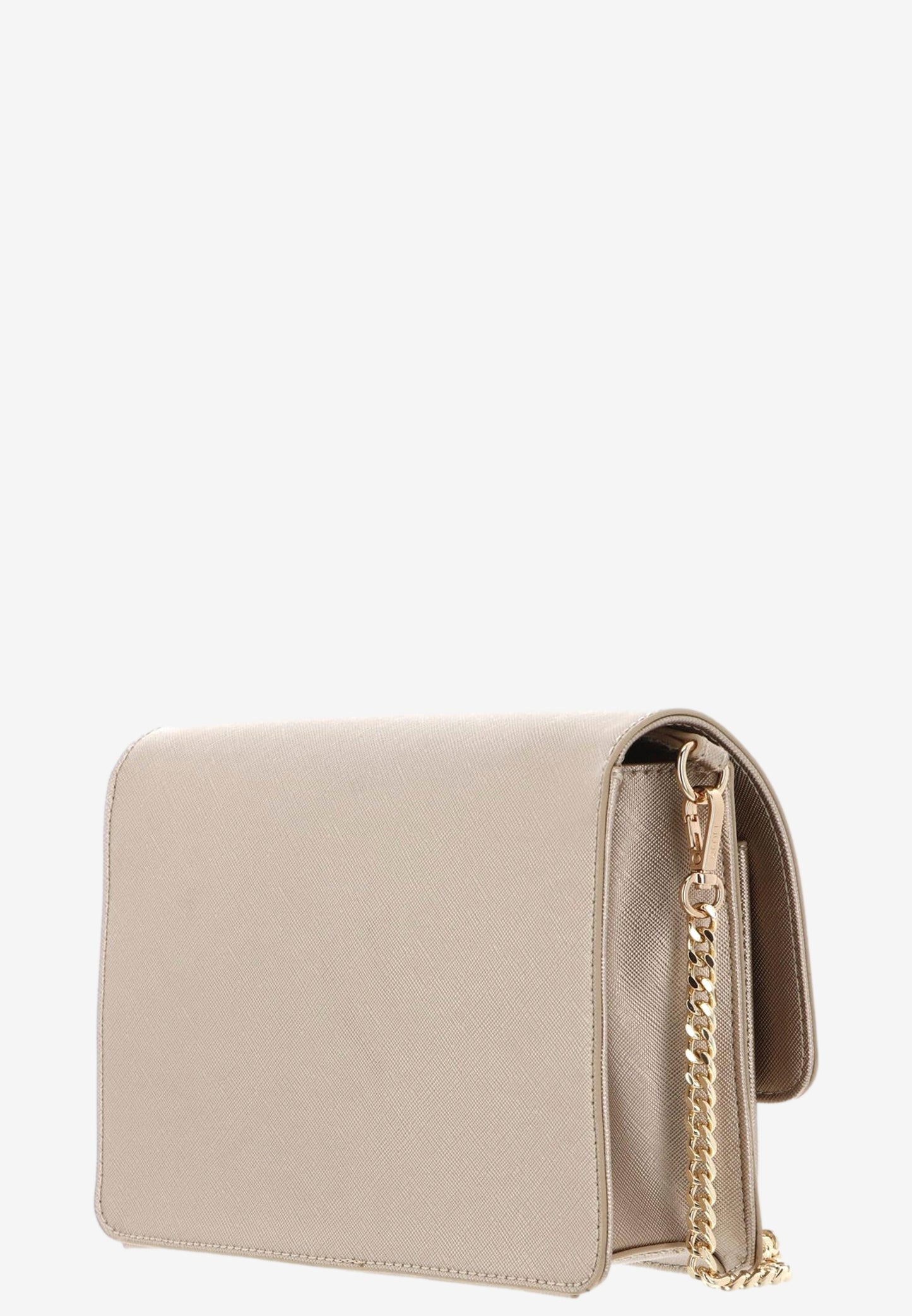 Liu Jo borsa donna oro chiaro con logo frontale