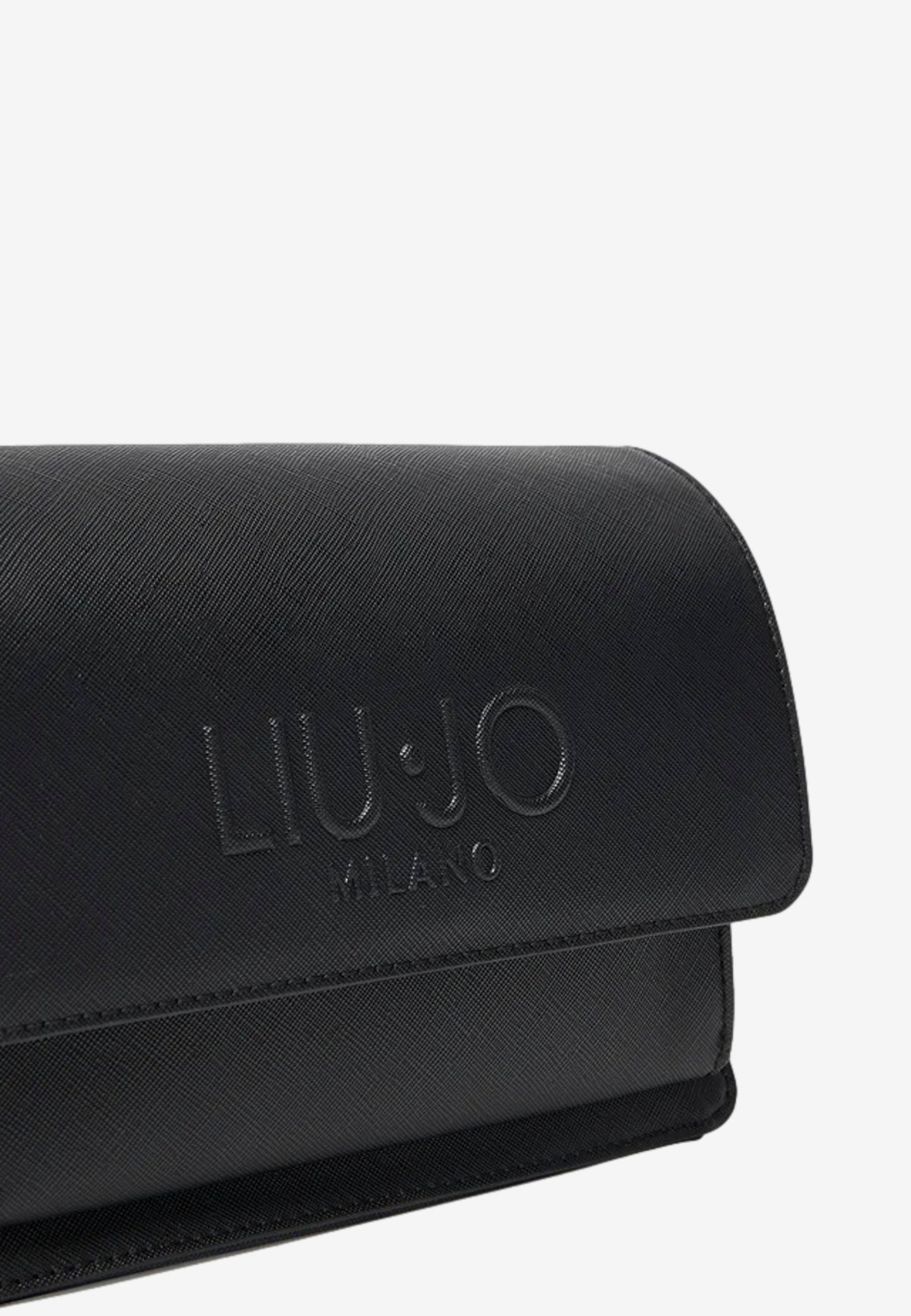 Liujo borsa nera donna logo sul davanti