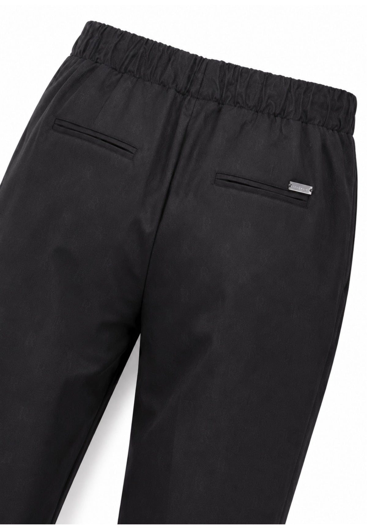 John Richmond pantalone NERO CON STAMPA LOGO TONO SU TONO Bambini e ragazzi rba26101pa.ne_