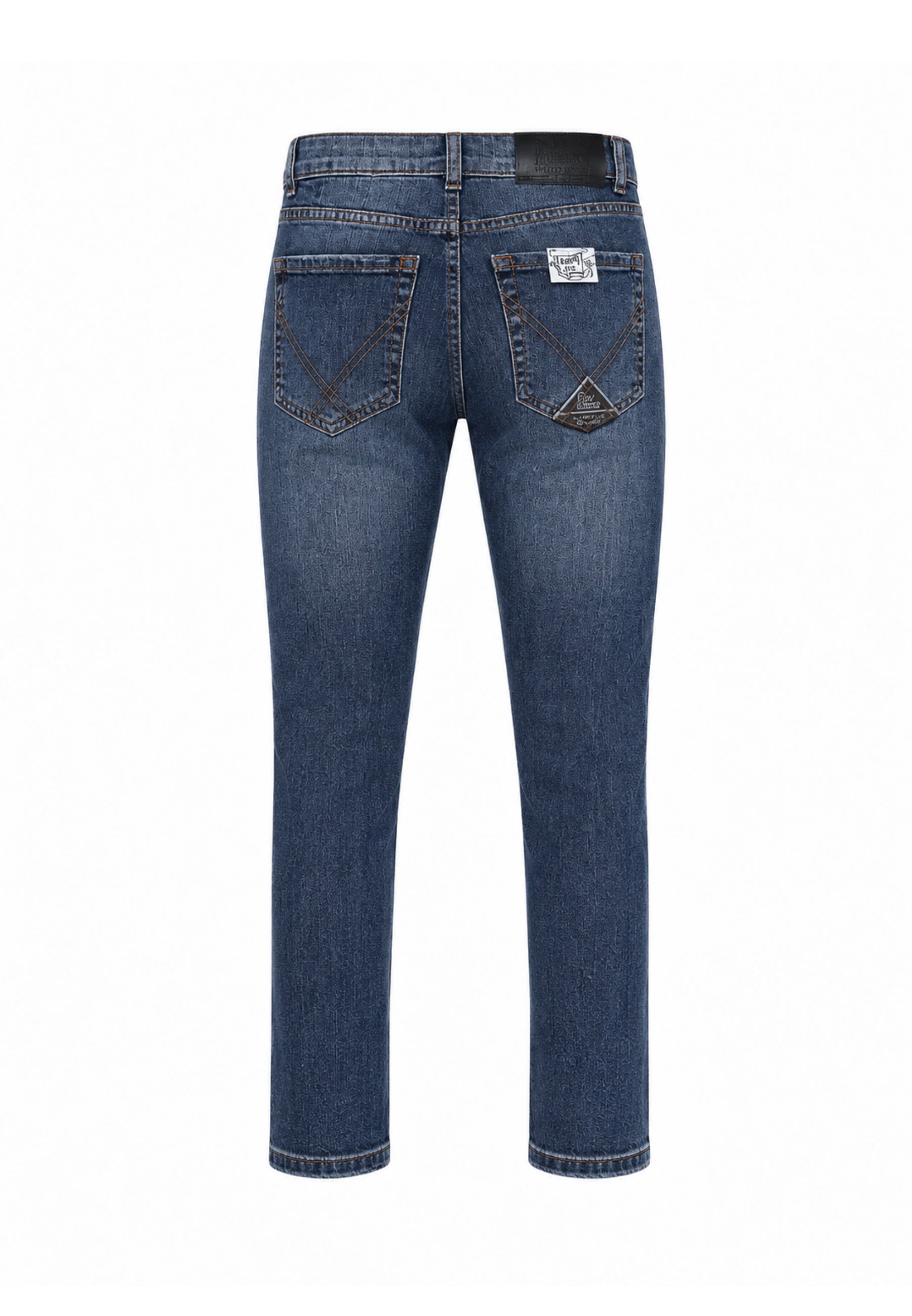 Roy Roger's jeans BLU DENIM A SIGARETTA SLIM FIT Bambini e ragazzi rh142/49.denim_