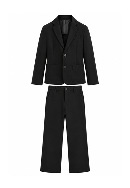 OVERD ABITO NERO ELEGANTE CON PANTALONE LARGO Bambini e ragazzi OK1964SGC+OK261794SPN.NE_