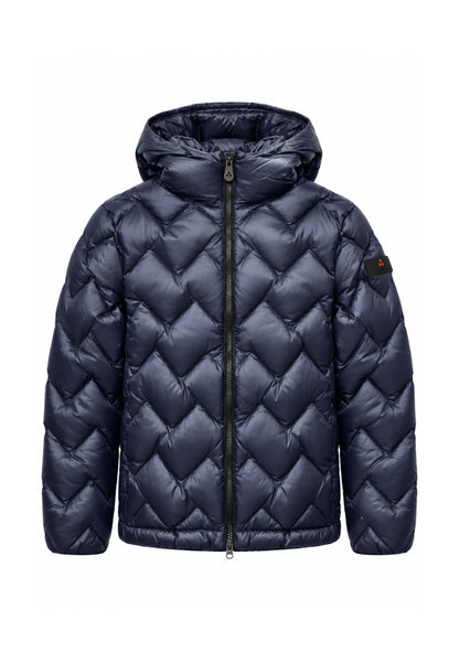 Peuterey GIUBBOTTO BLU TRAPUNTATO A ZIGZAG Bambini e ragazzi HONOVA LKS GRS 01 KID.BLU_