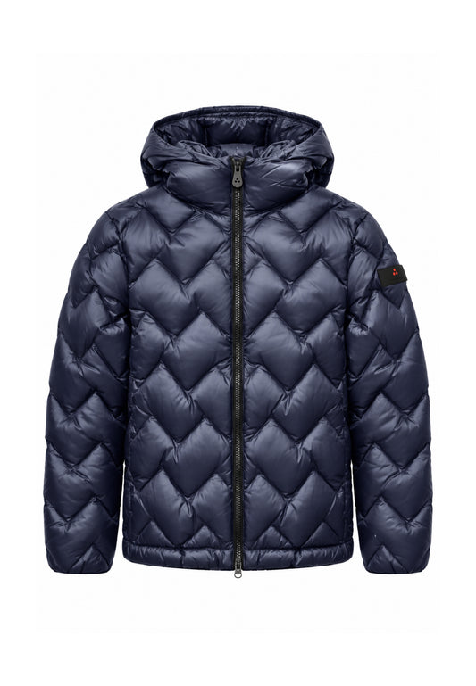 Peuterey GIUBBOTTO BLU TRAPUNTATO A ZIGZAG Bambini e ragazzi HONOVA LKS GRS 01 KID.BLU_