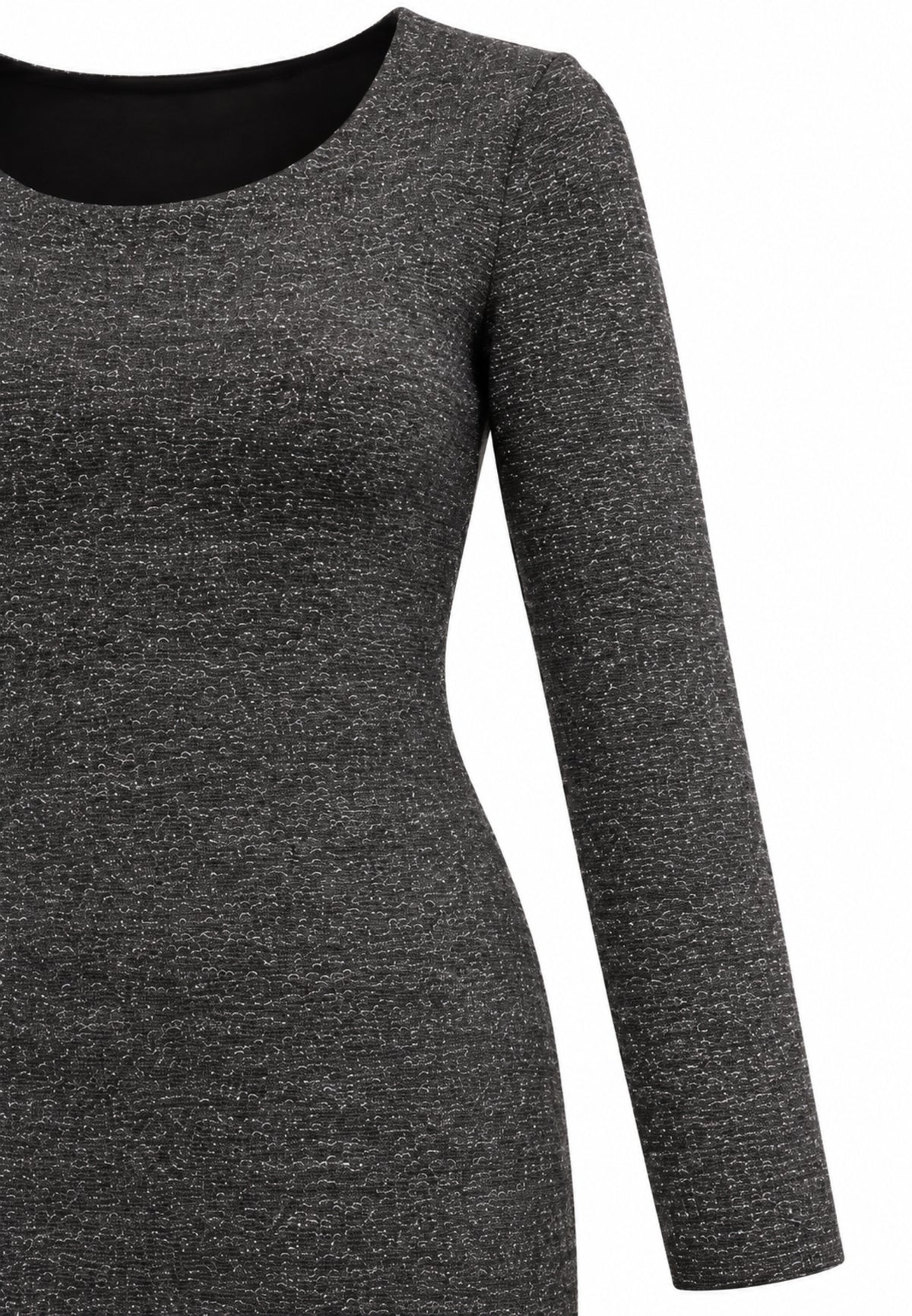 ONLY KIDS vestito argentato in lurex slim fit a maniche lunghe Bambine e ragazze 15380200.argento_