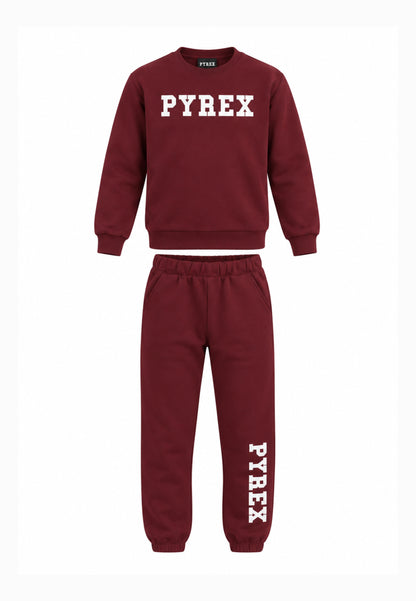 Pyrex TUTA BORDEAUX CON FELPA GIROCOLLO E MAXI LOGO Bambine e ragazze 26IPK46204.BORDEAUX_
