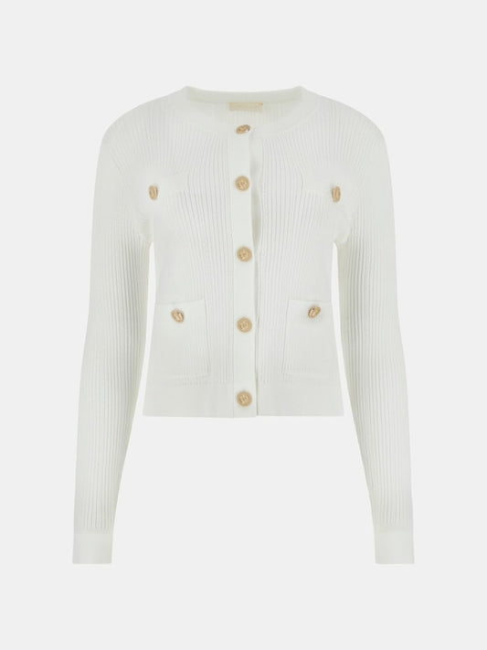 Guess maglia bianca donna con bottoni