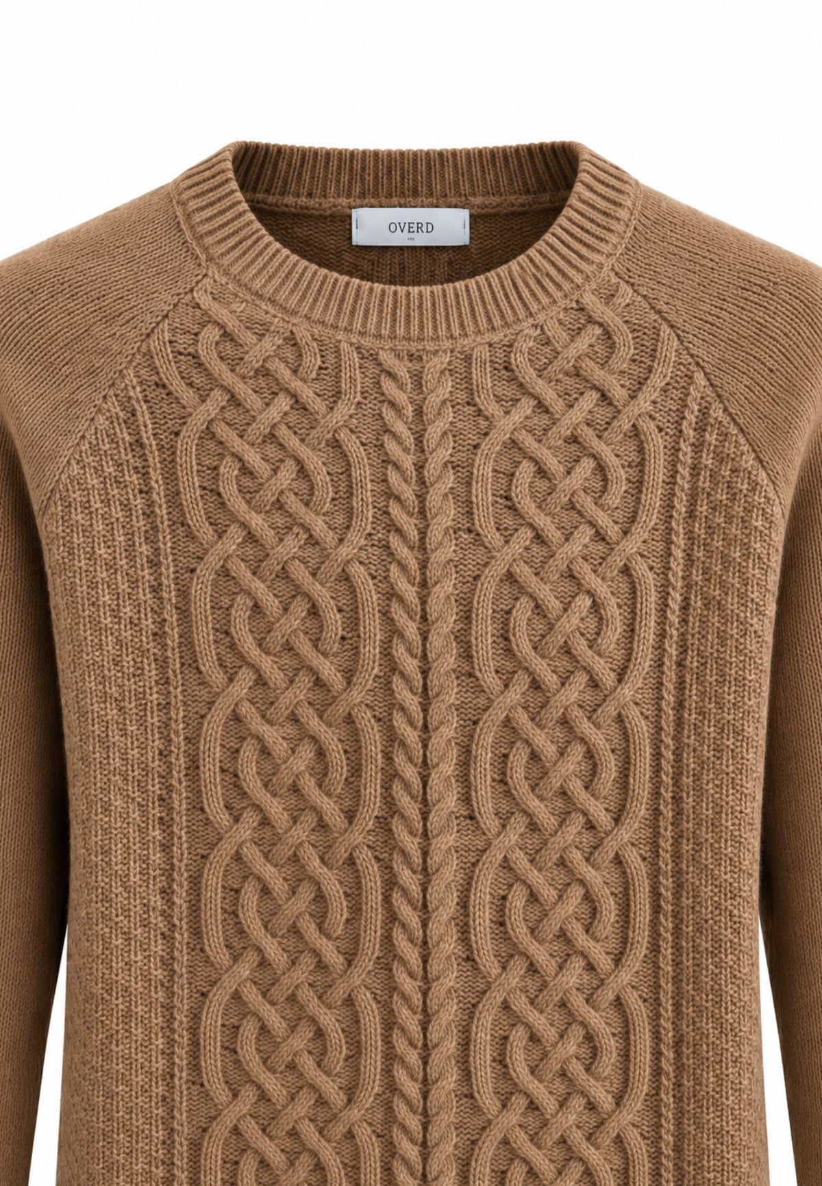 OVERD MAGLIONE CAMMELLO INTRECCIATO A GIROCOLLO Bambini e ragazzi OK1938SMG.CAMM_