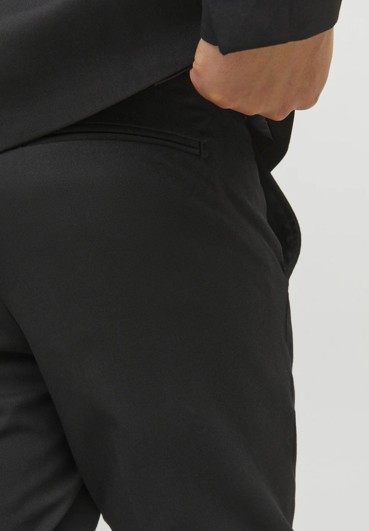 cammaratamode jack jones junior pantaloni eleganti bambino e ragazzo neri slim fit 12203547.NE_