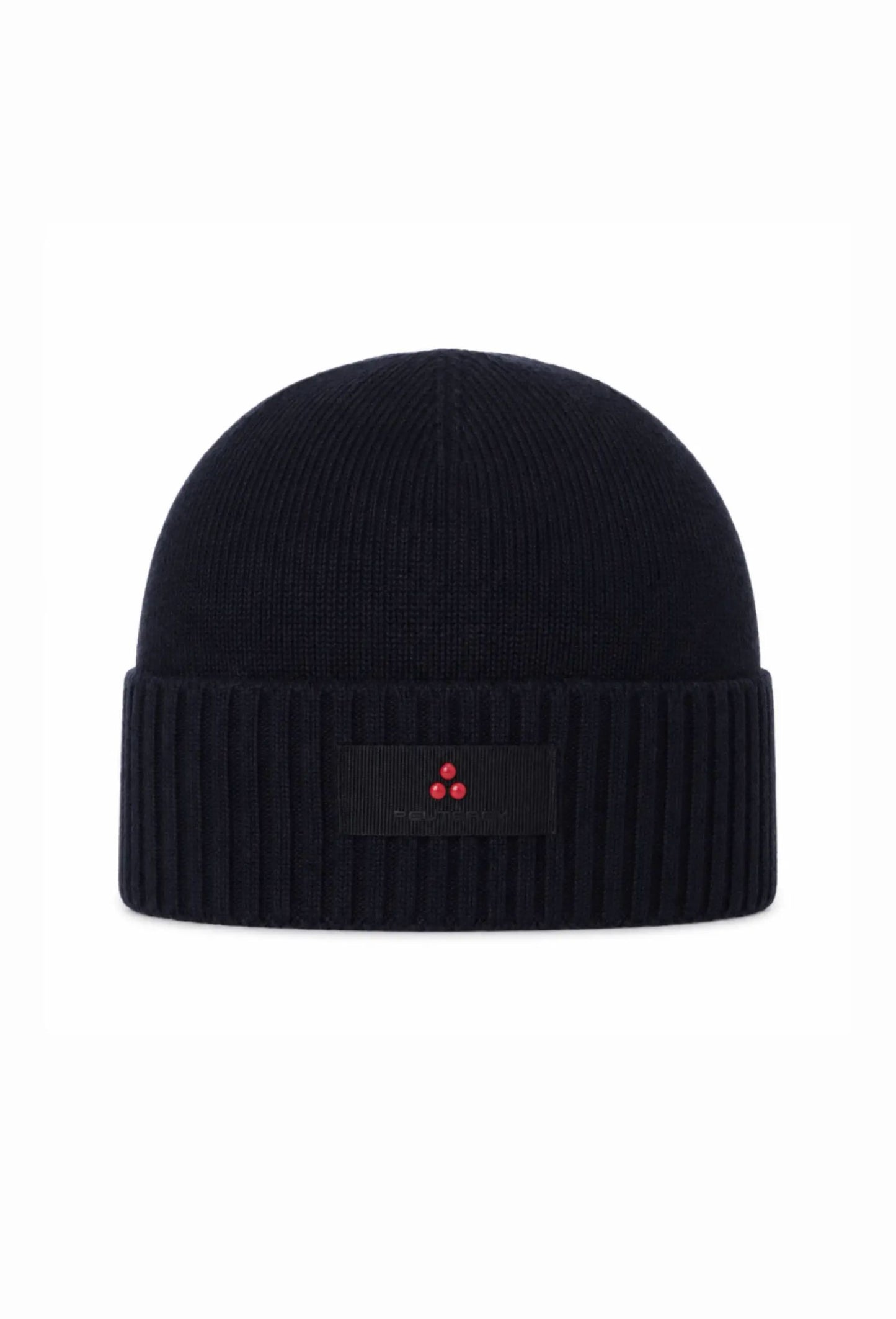Peuterey CAPPELLO BLU IN LANA RASATA LOGO CENTRALE Bambini e ragazzi SILLI 03 KID.BLU_