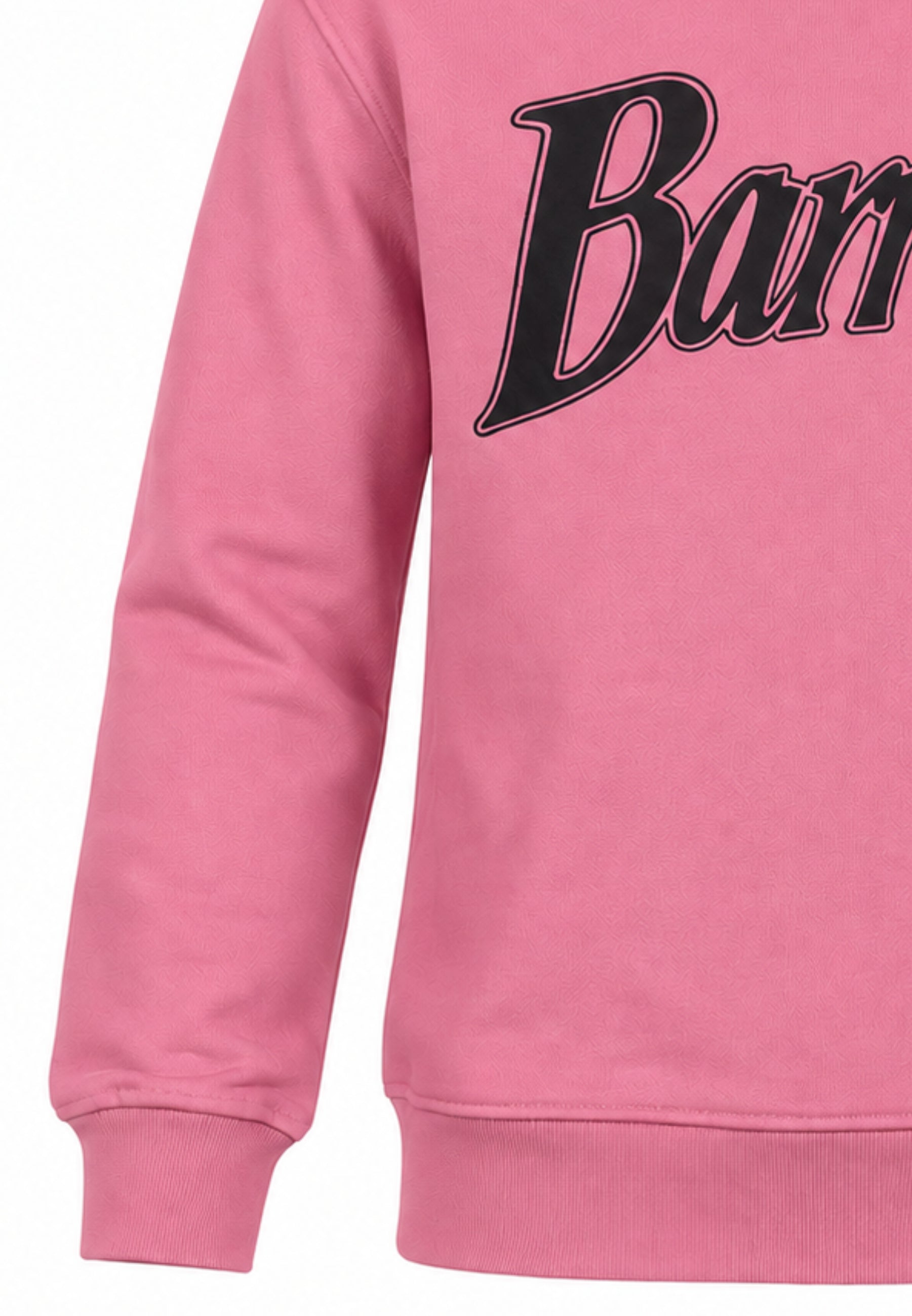 BARROW FELPA ROSA GIROCOLLO CON LOGO DAVANTI E STAMPA ORSETTO DIETRO Bambini e ragazzi F6BKJUSW162.ROSA_