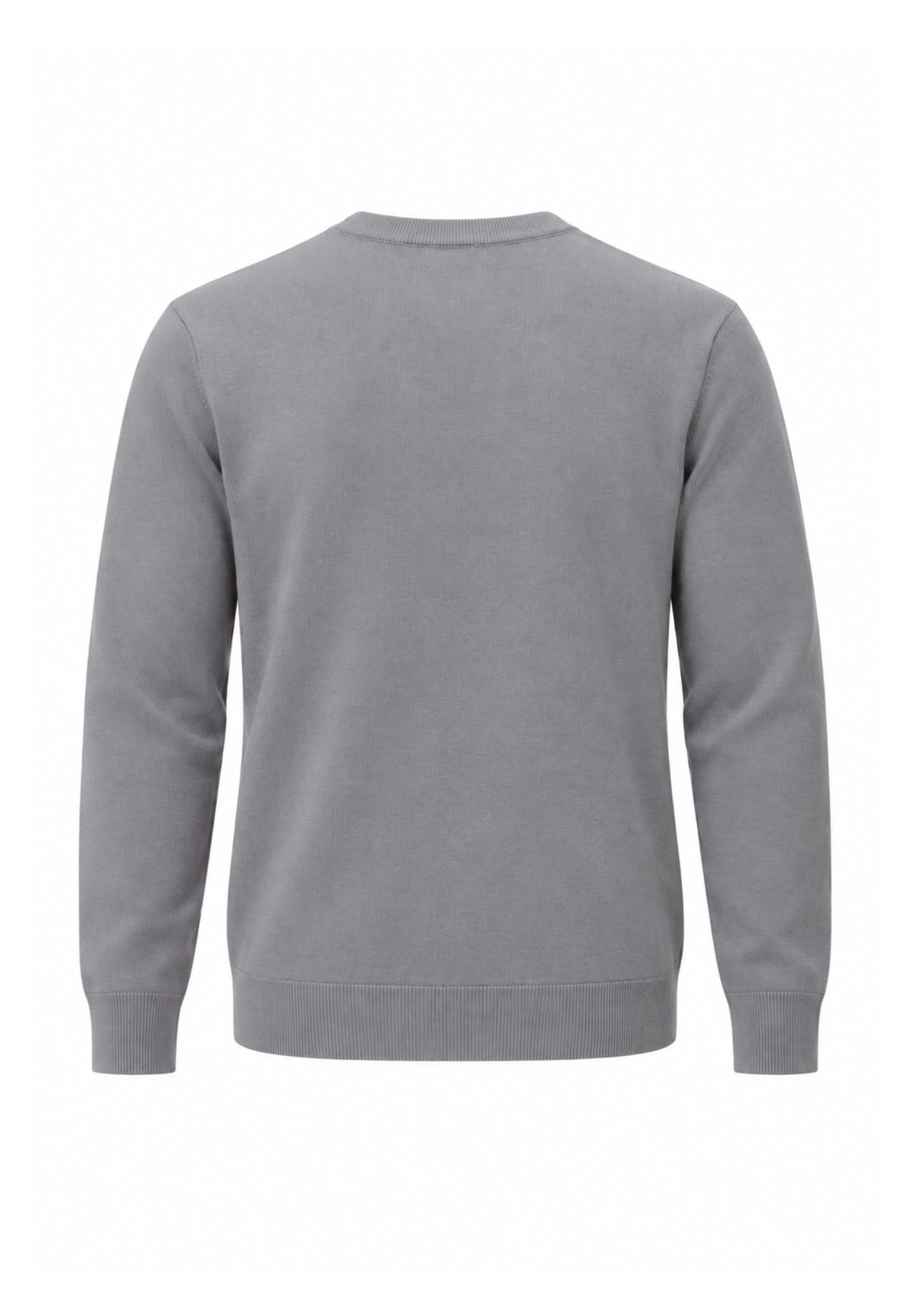 John Richmond maglia GRIGIA IN LANA RASATA CON MINI LOGO Uomo uma26169ma.grig_