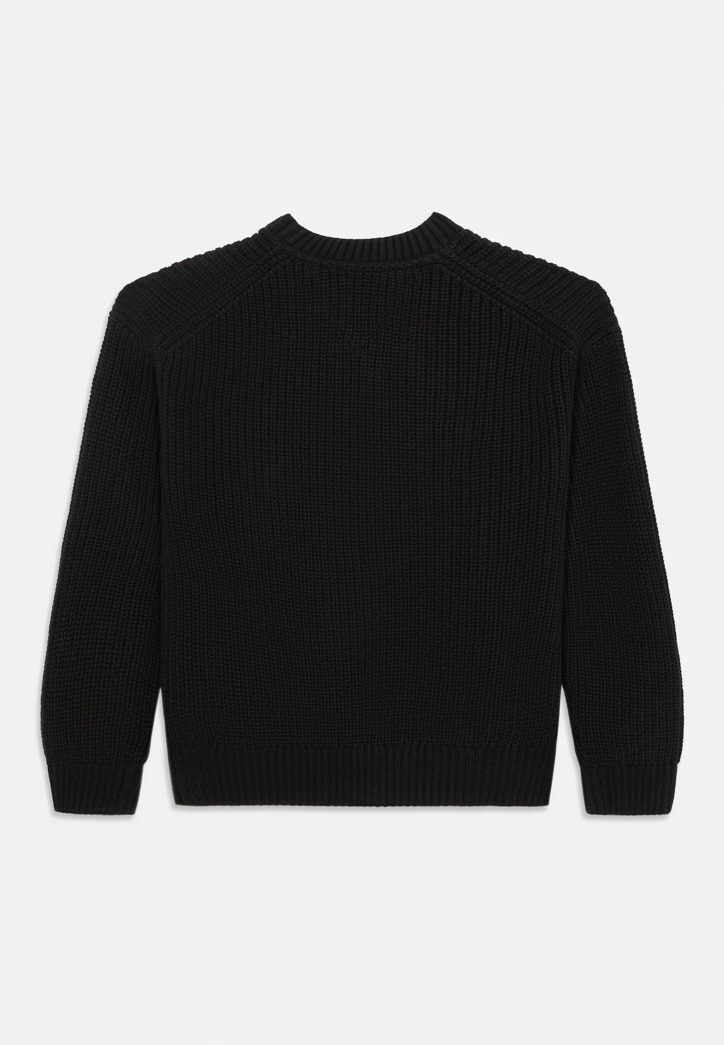 Maglia bambino nera con logo bandiera a girocollo Bambini e ragazzi kb0kb10071bds_