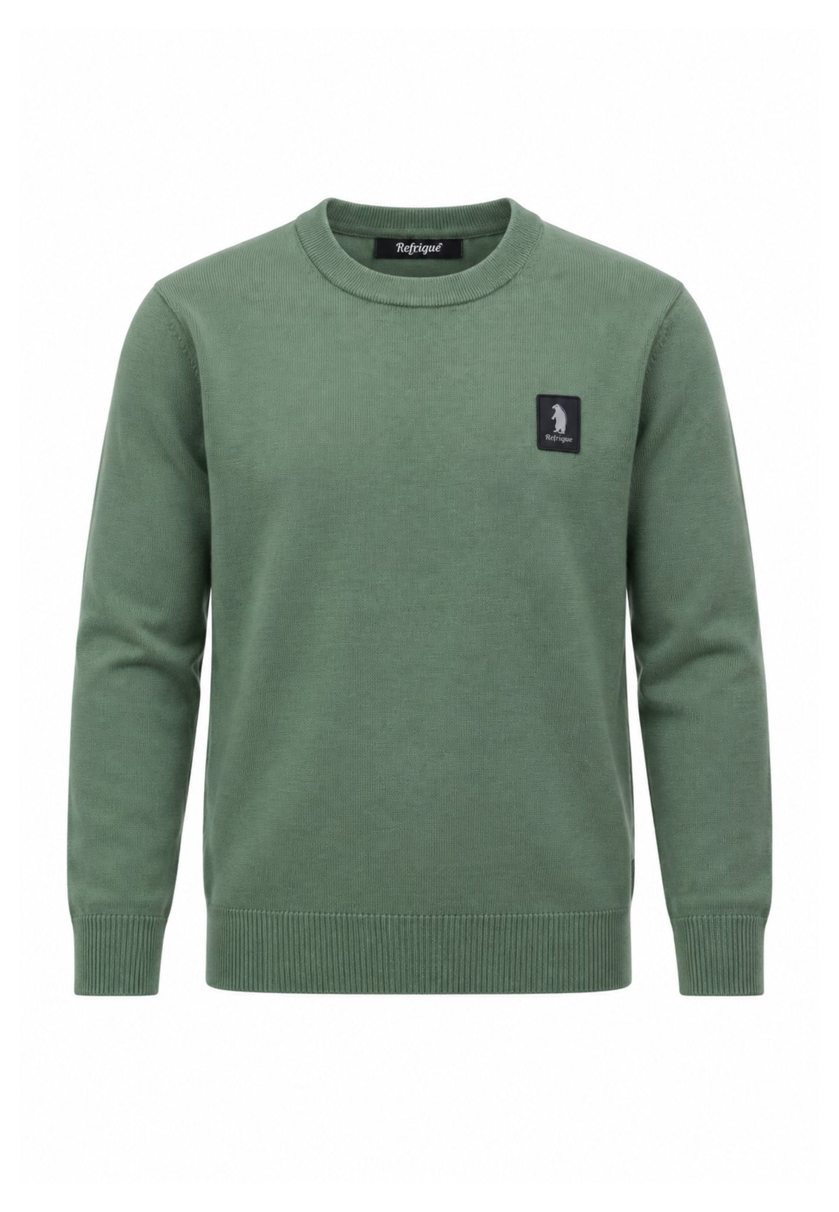 Refrigue MAGLIONE VERDE GIROCOLLO CON MINI LOGO Bambini e ragazzi 2831W00079.VER_