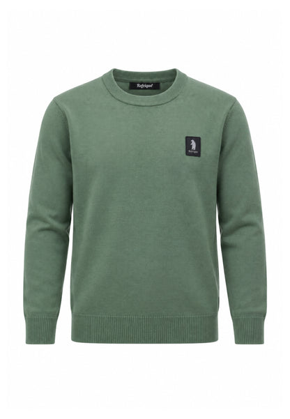 Refrigue MAGLIONE VERDE GIROCOLLO CON MINI LOGO Bambini e ragazzi 2831W00079.VER_