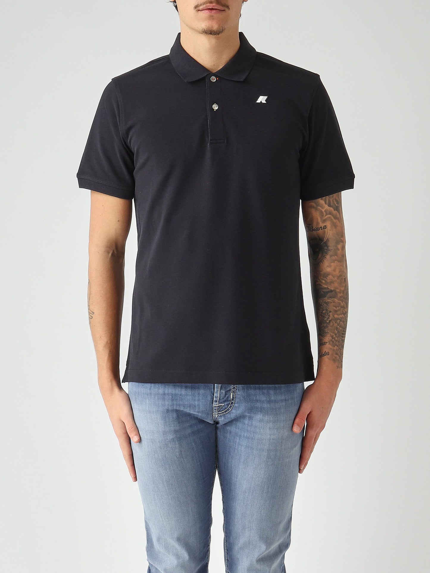 K-Way Polo uomo Vinnie in cotone stretch piquè