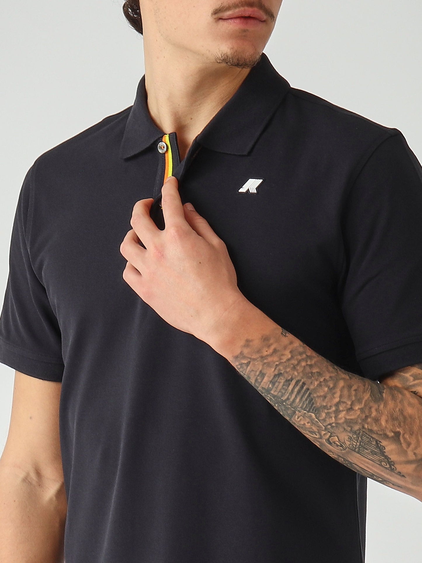 K-Way Polo uomo Vinnie in cotone stretch piquè