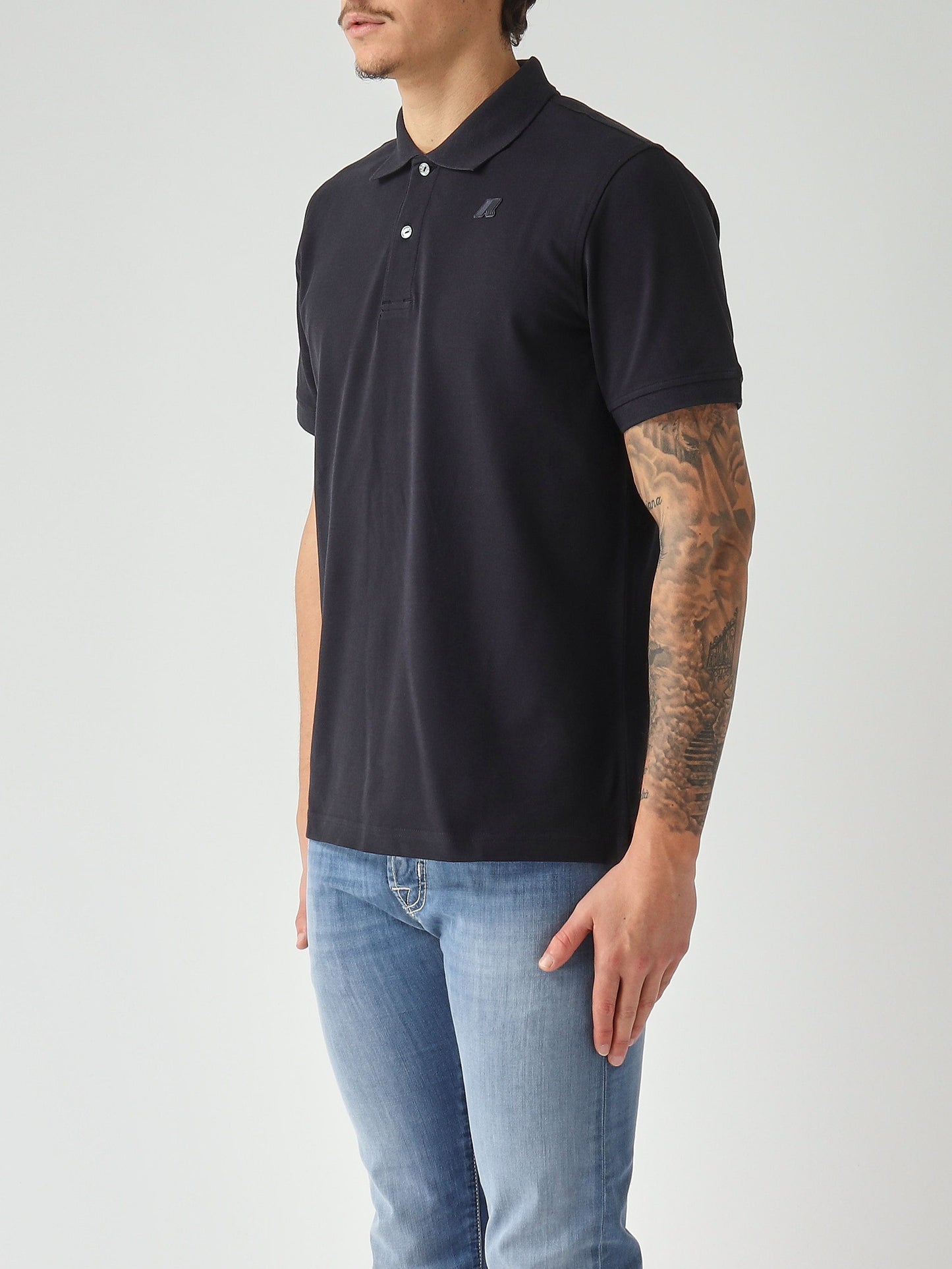 K-Way Polo uomo Amedee in cotone stretch piquè