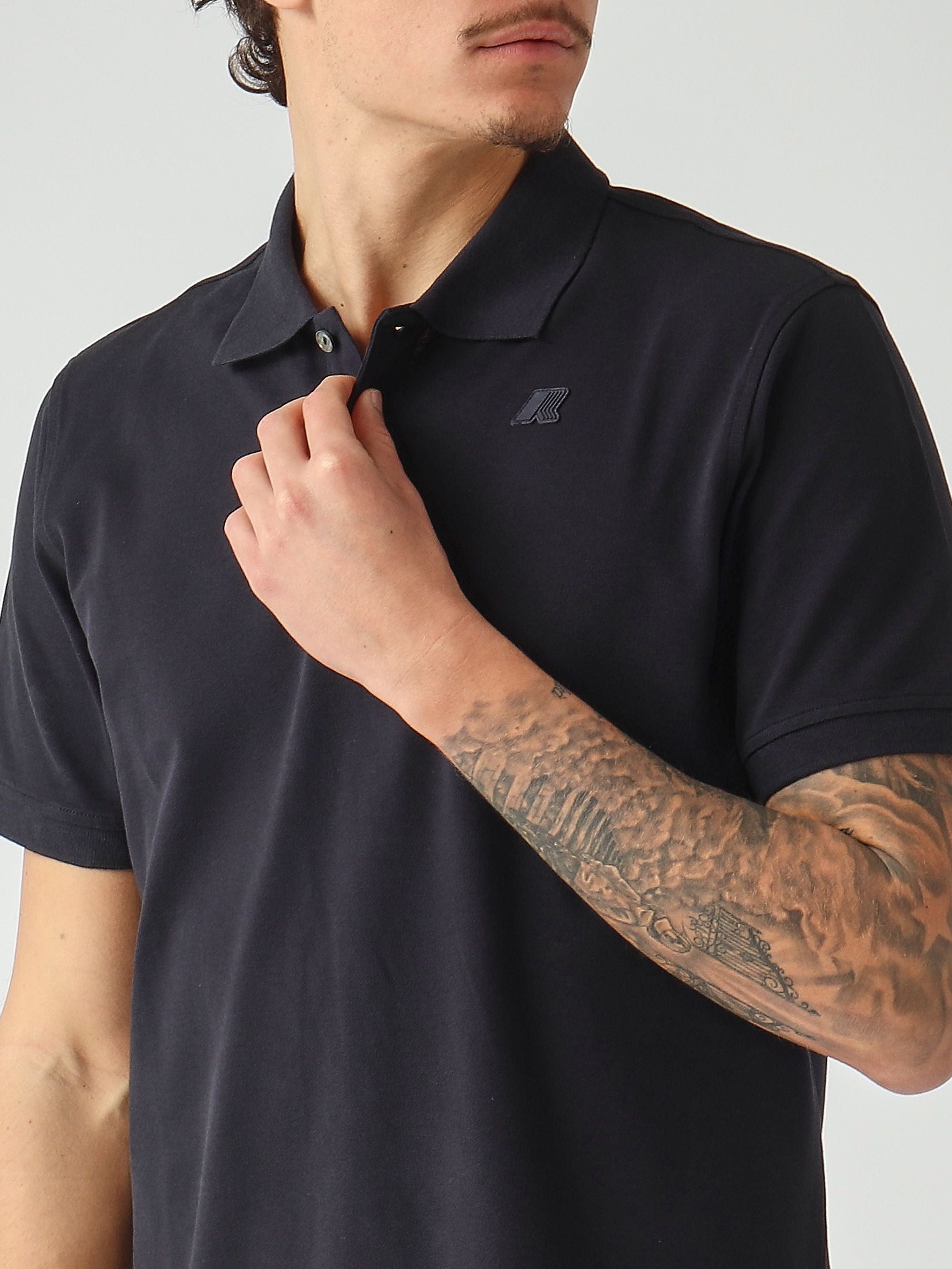 K-Way Polo uomo Amedee in cotone stretch piquè