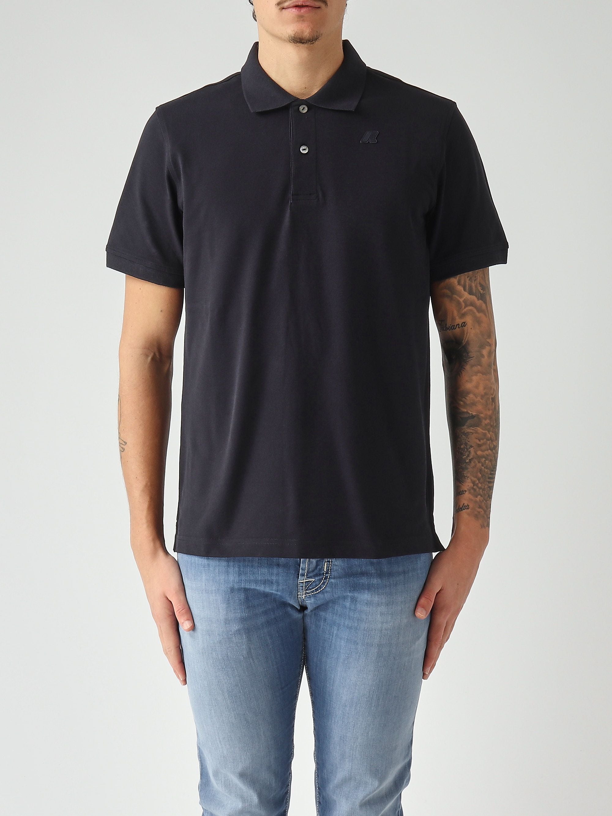 K-Way Polo uomo Amedee in cotone stretch piquè