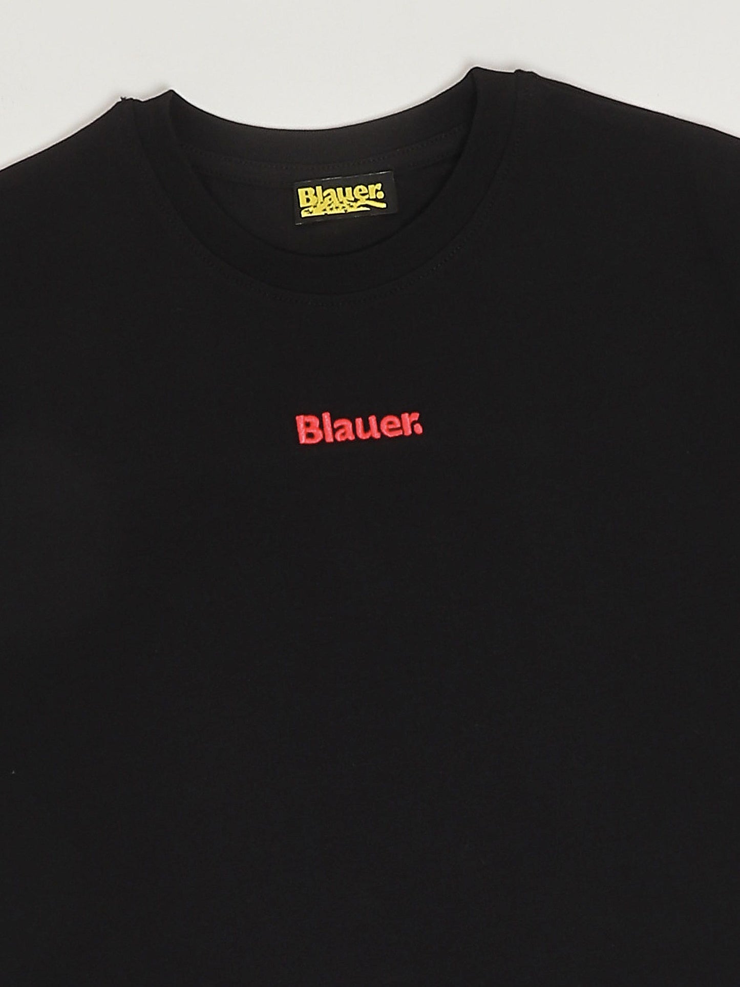 Blauer T-shirt bambino in cotone stretch