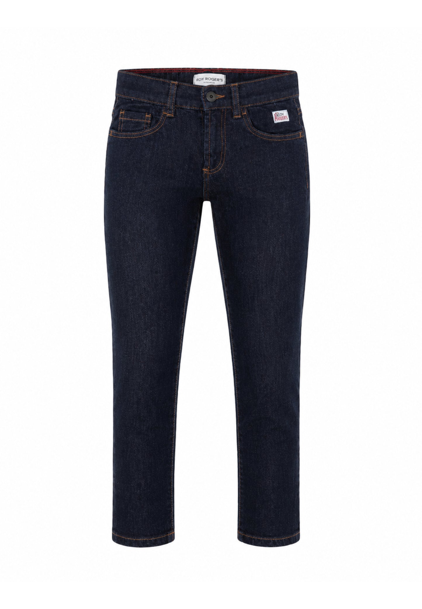 Roy Roger's jeans BLU SCURO IN DENIM A SIGARETTA SLIM FIT Bambini e ragazzi rh142/00.denim_