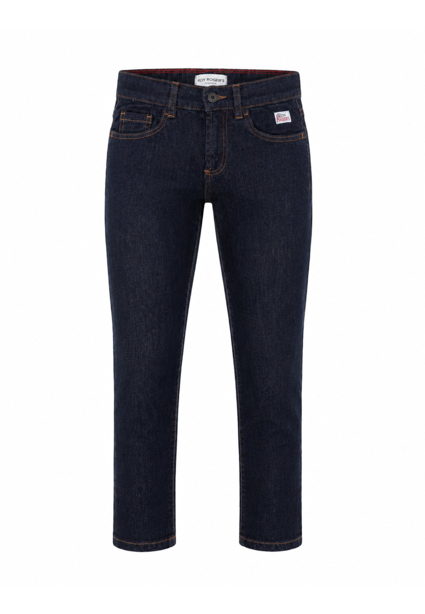 Roy Roger's jeans BLU SCURO IN DENIM A SIGARETTA SLIM FIT Bambini e ragazzi rh142/00.denim_