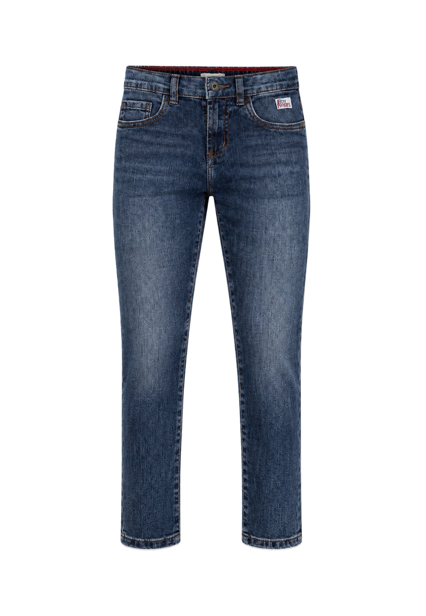 Roy Roger's jeans BLU DENIM A SIGARETTA SLIM FIT Bambini e ragazzi rh142/49.denim_