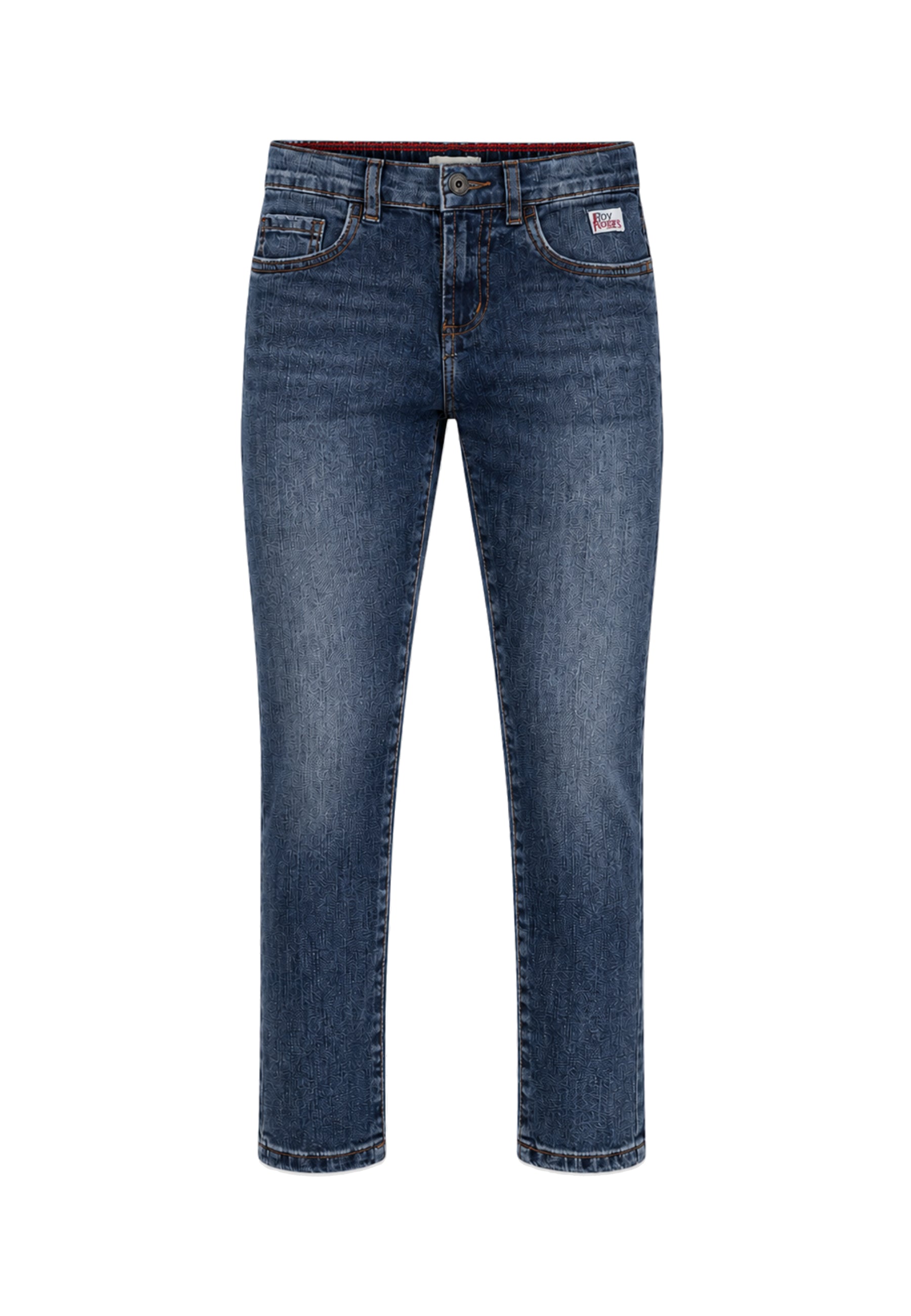 Roy Roger's jeans BLU DENIM A SIGARETTA SLIM FIT Bambini e ragazzi rh142/49.denim_
