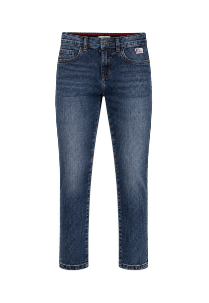 Roy Roger's jeans BLU DENIM A SIGARETTA SLIM FIT Bambini e ragazzi rh142/49.denim_