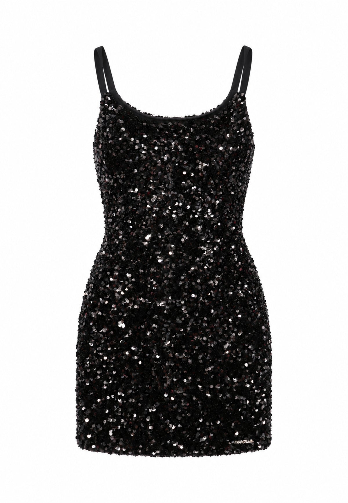 MARC ELLIS abito NERO CORTO CON PAILLETTES Bambine e ragazze jmjdr03889.ne_