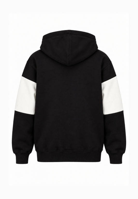 Disclaimer FELPA NERA CON CAPPUCCIO E BANDA CENTRALE Bambini e ragazzi 26IDK59121.NE_