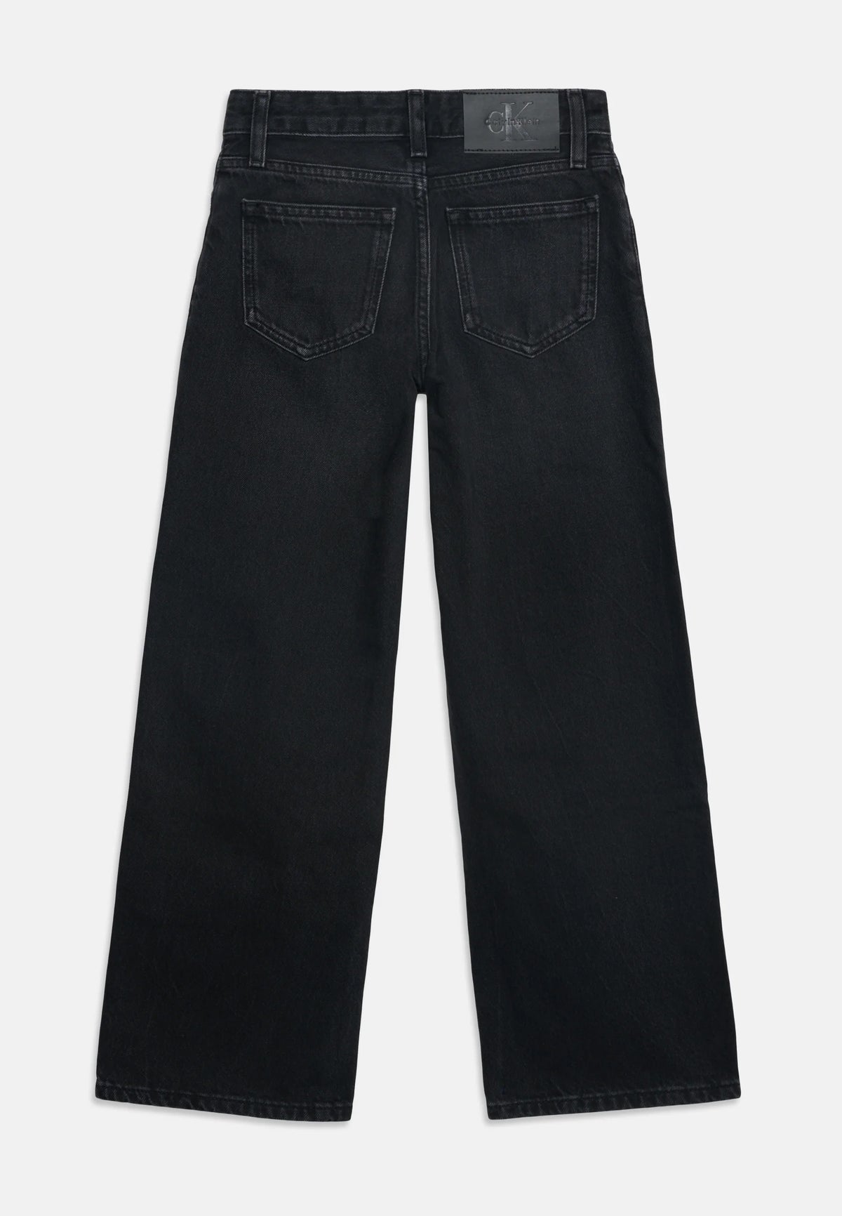 CALVIN KLEIN JEANS nero zampa larga bambina a cinque tasche Bambine e ragazze LVCKFJC08G1BY.NE_