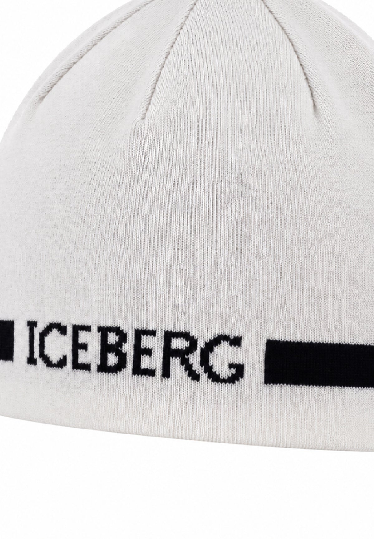 ICEBERGS CAPPELLO PANNA CON FASCIA E LOGO NERI Bambini e ragazzi CAICE7300J.PANNA_