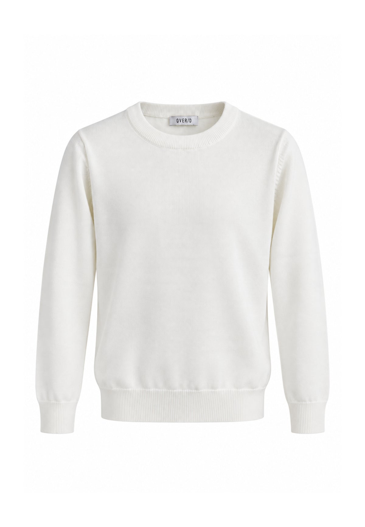 OVERD MAGLIONE BIANCO IN LANA RASATA Bambini e ragazzi OK105SMG.BIA_