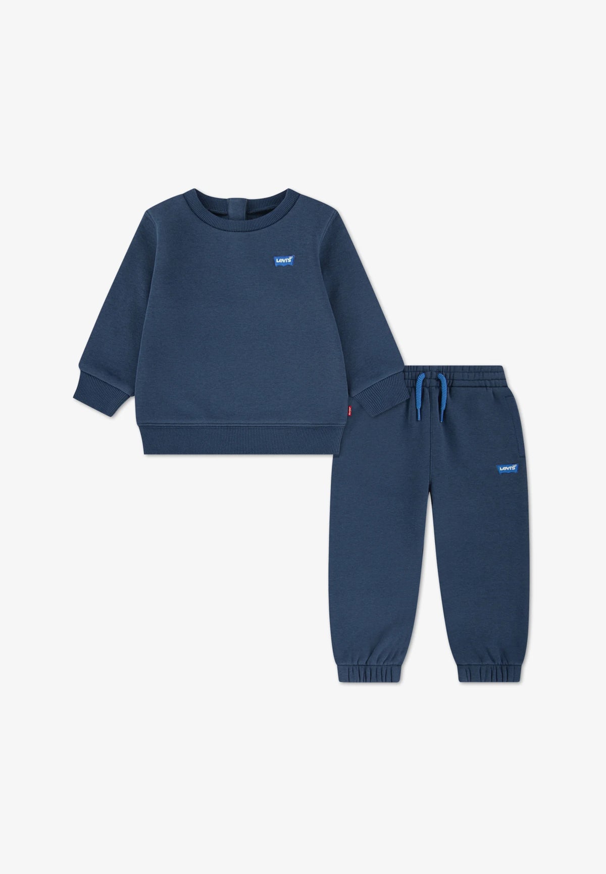 Levi's TUTA BLU GIROCOLLO IN FELPA CALDA FELPATA Bambini e ragazzi 9ep012-uf3.blu_