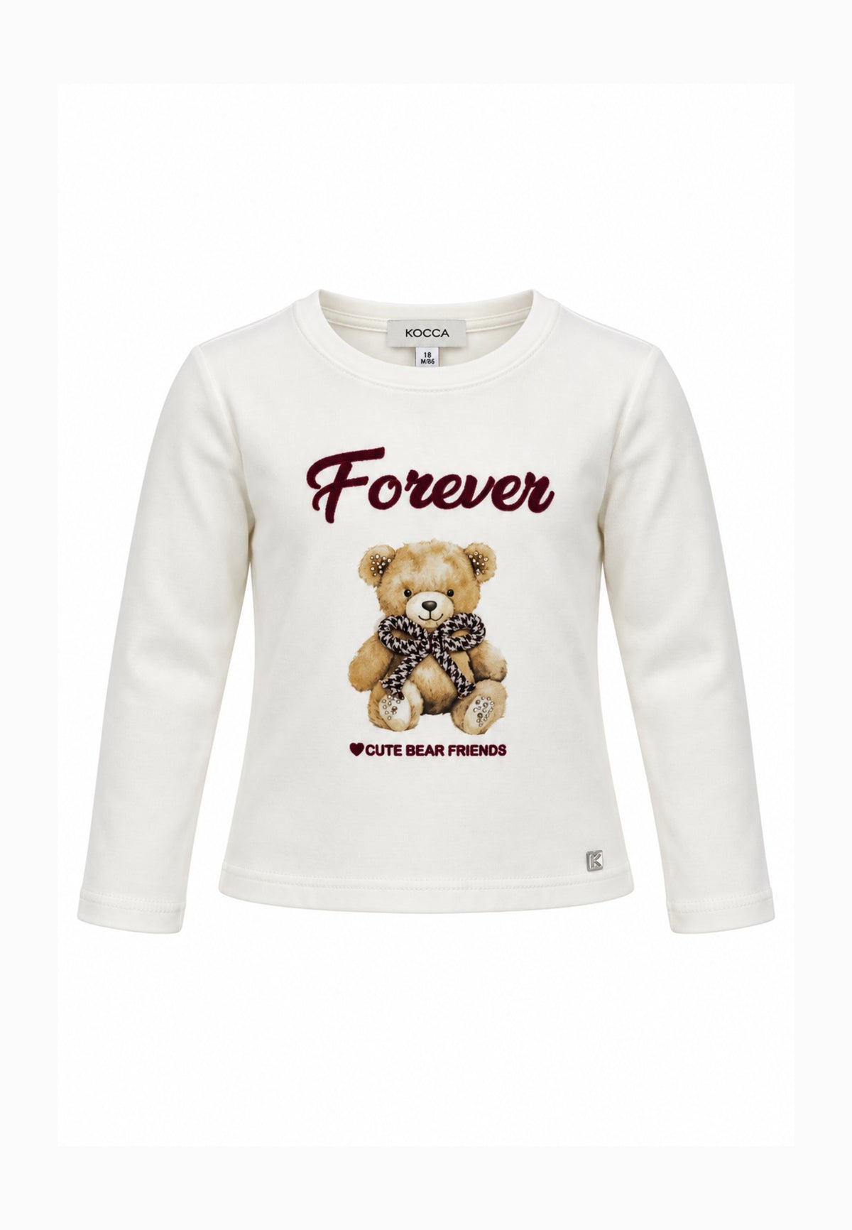 Kocca completo tshirt panna e gonna pie-de-poule Bambine e ragazze joe+wedalin.panna_