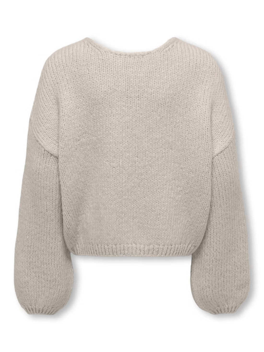 ONLY KIDS maglia grigia scollo a v rasata Bambine e ragazze 15368180.GRIG_
