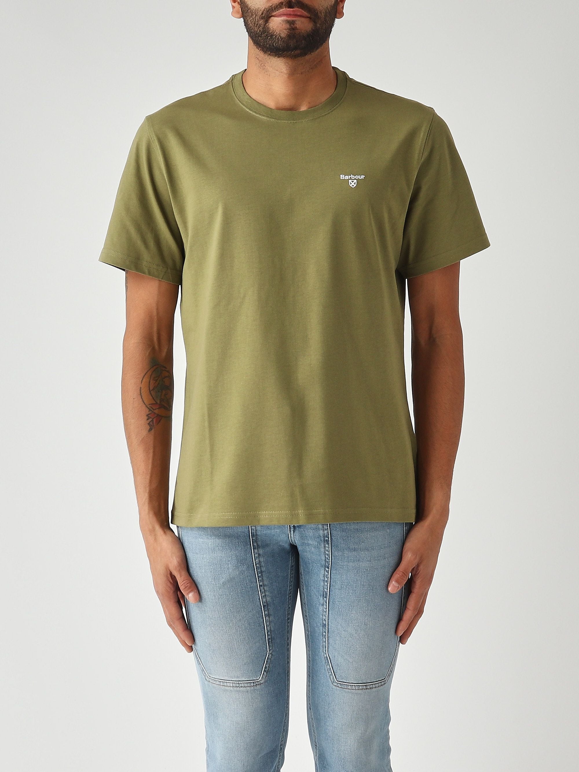 Barbour T-shirt uomo in cotone