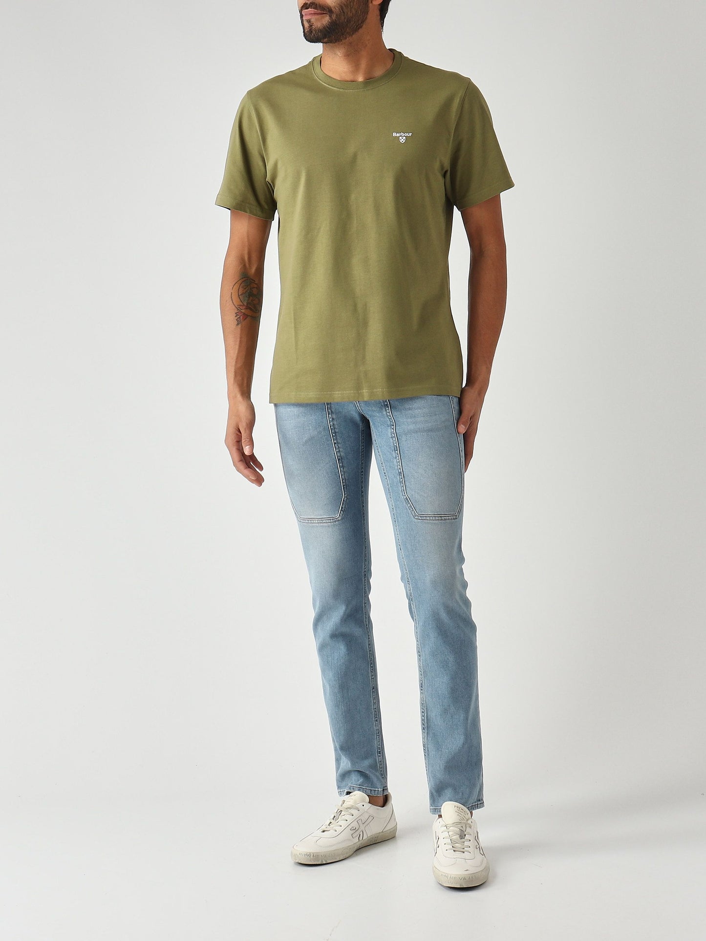 Barbour T-shirt uomo in cotone