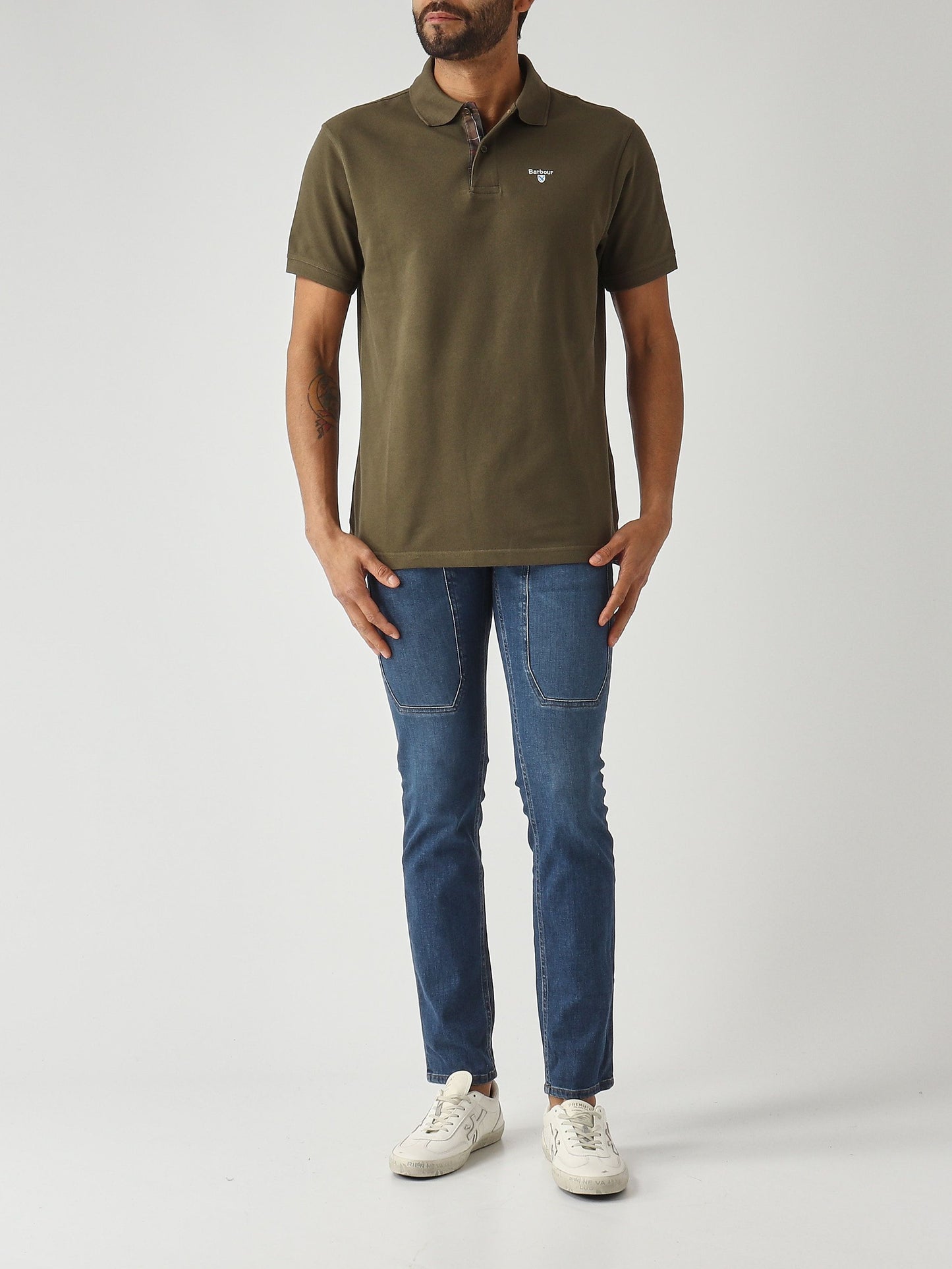 Barbour Polo uomo in cotone piquè