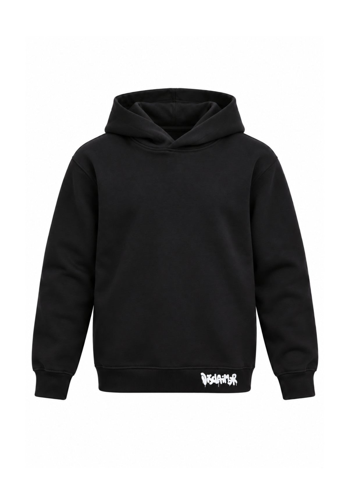 Disclaimer FELPA NERO CON CAPPUCCIO E MINI LOGO CINTURA Bambini e ragazzi 26IDK59108.NE_