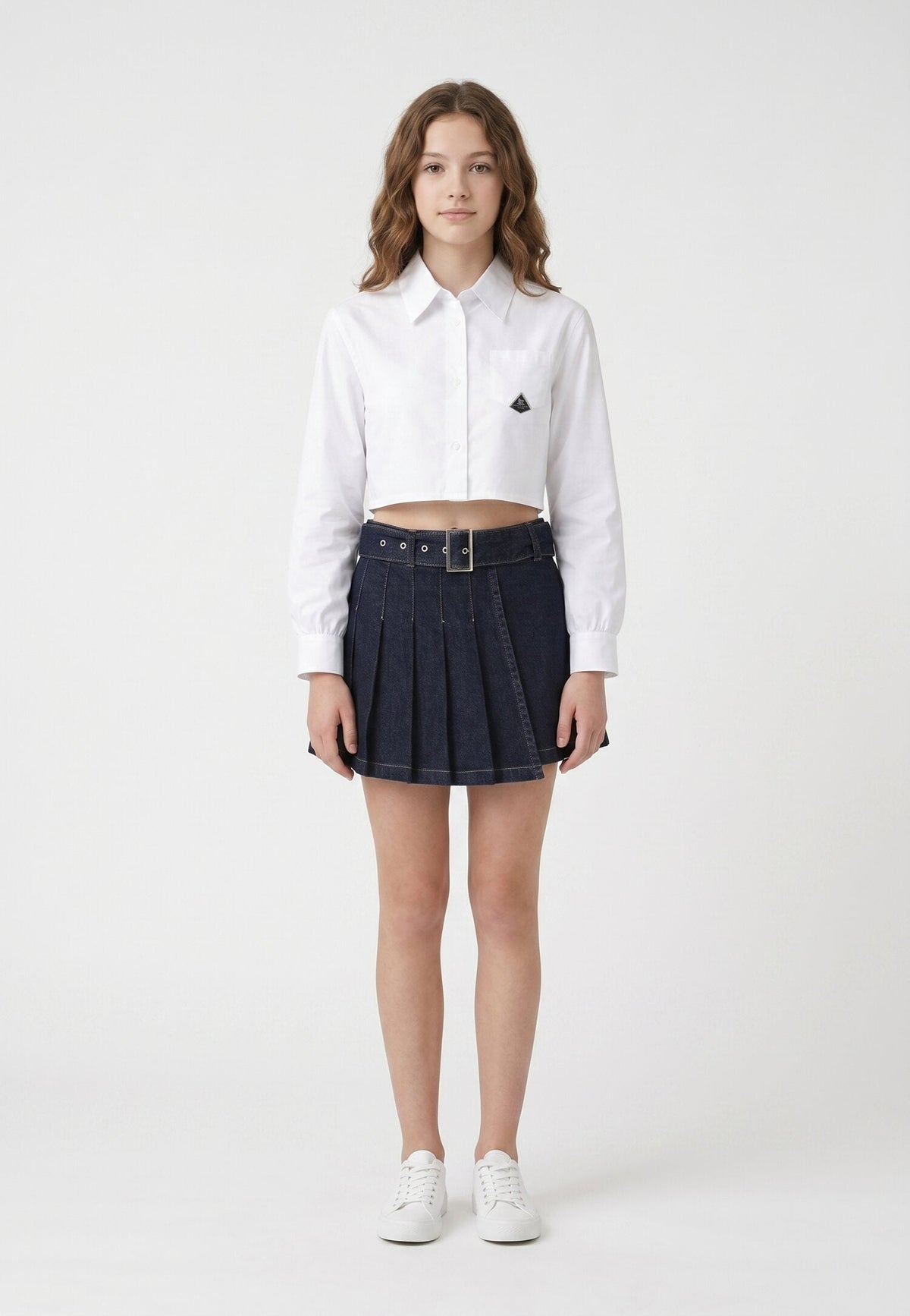 Roy Roger's roy rogers camicia bianca bambina rg195_ RG195_
