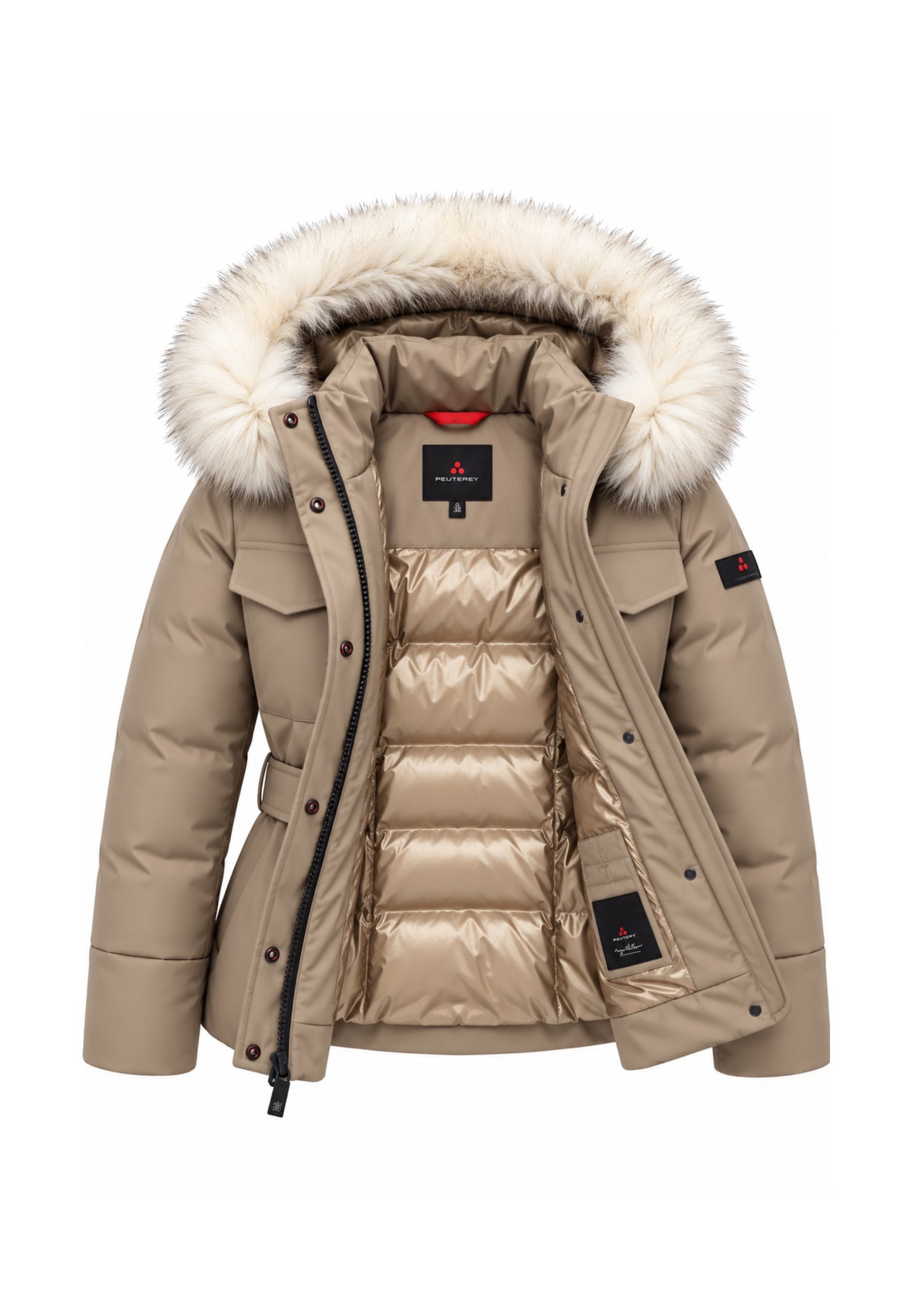 Peuterey GIUBBOTTO Bambine e ragazze MOONLIGHT TA 03 FUR KID.BEIGE_